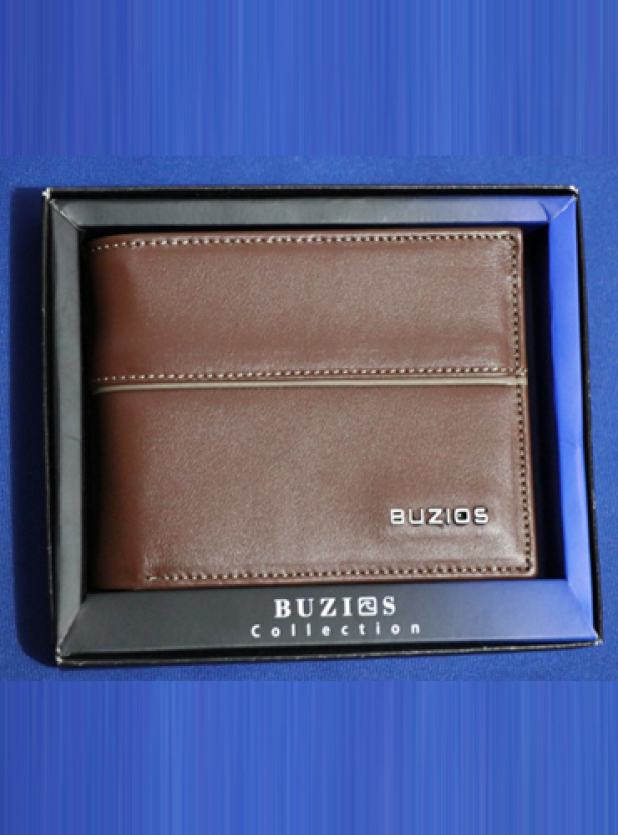 Billetera Buzios Hombre Marron