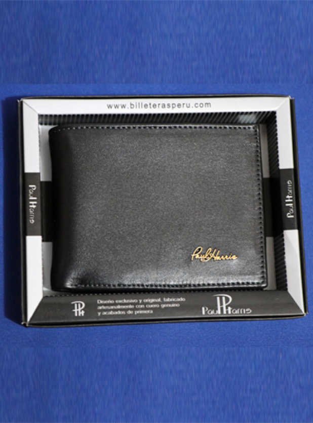 Billetera Paul Harris hombre negro