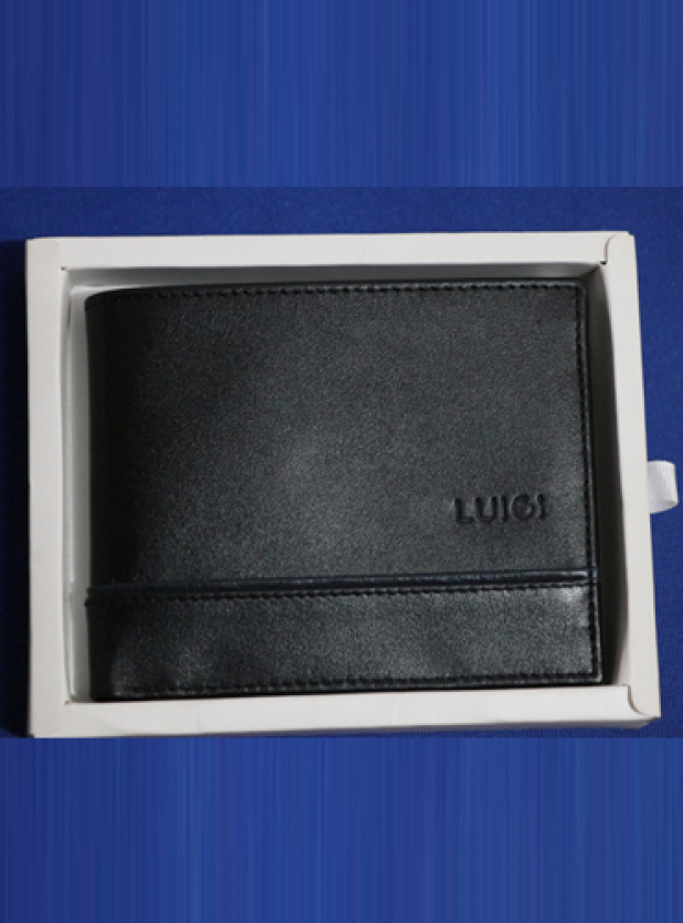 Billetera Luigui Hombre Negro